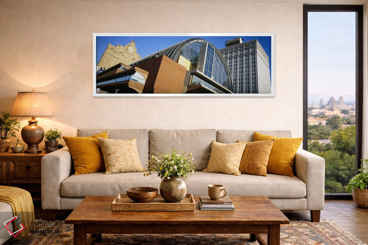 تابلو دکوراتیو Philadelphia, Pennsylvania, USA,نمای پایین ساختمان ها د… اثر پانورامیک ایمجز - D5W