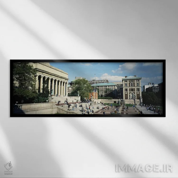 تابلو دکوراتیو Library Of Columbia University, New York City, New York… اثر پانورامیک ایمجز - نمای قابدار مشکی