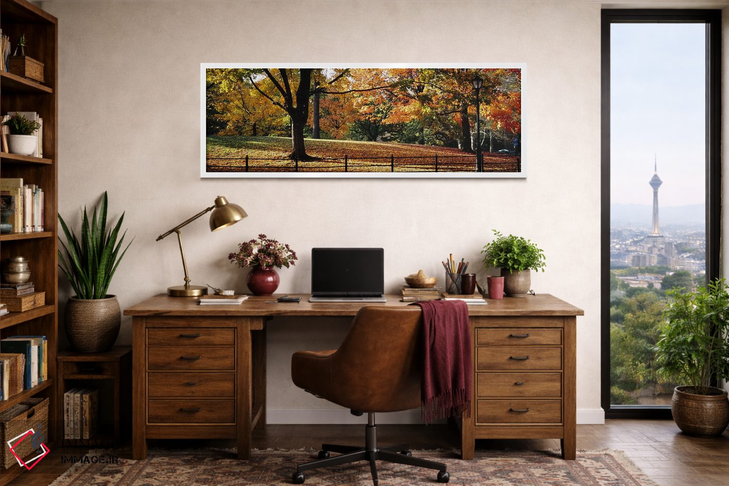 تابلو دکوراتیو Central Park, Manhattan, New York City, New York, USA,د… اثر پانورامیک ایمجز - D1W