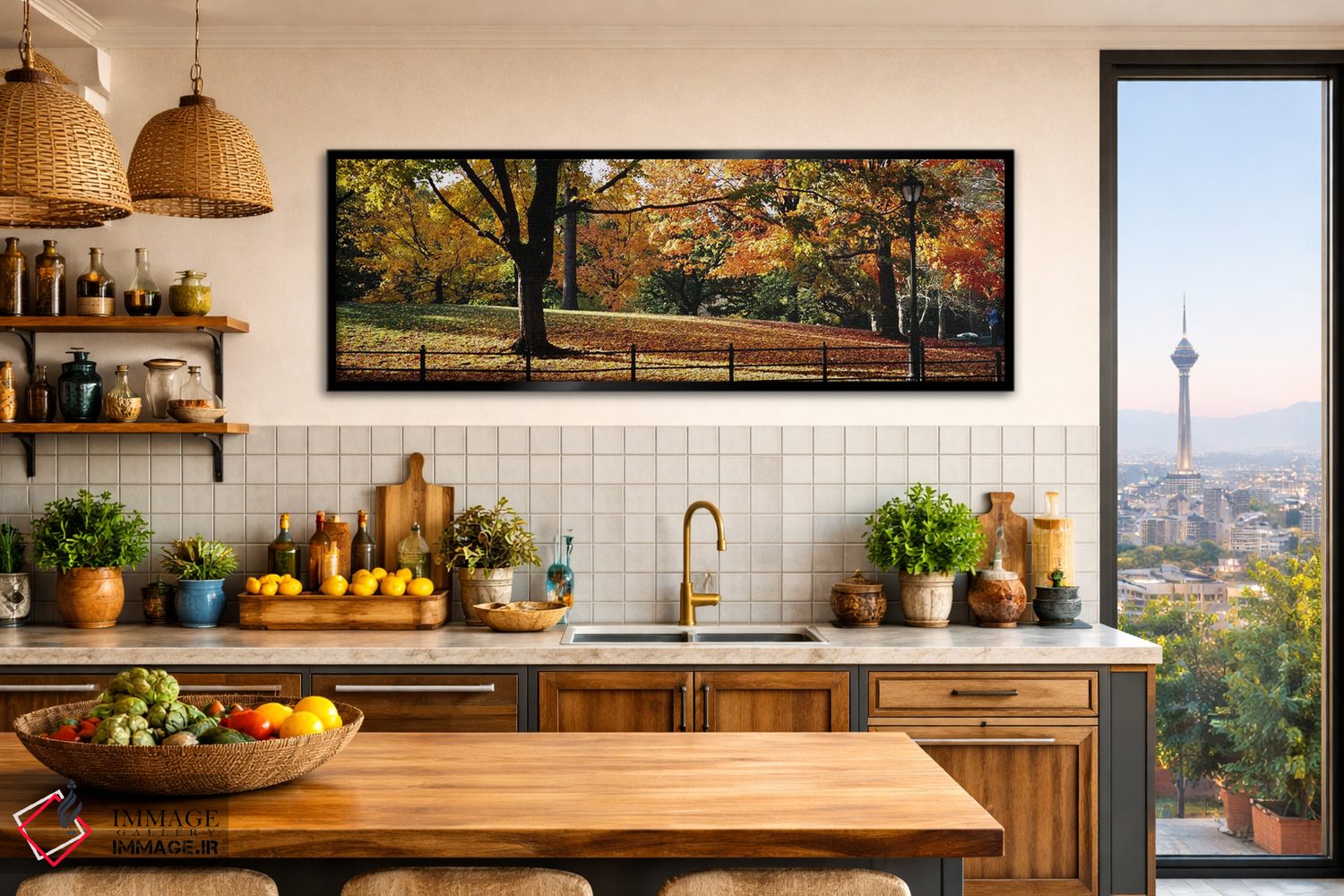 تابلو دکوراتیو Central Park, Manhattan, New York City, New York, USA,د… اثر پانورامیک ایمجز - D2B