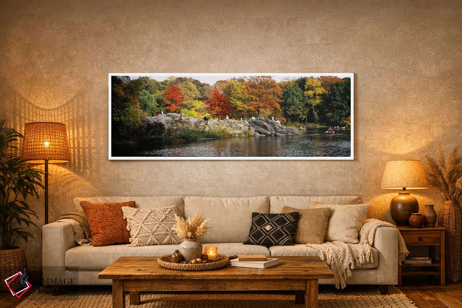 تابلو دکوراتیو Central Park, Manhattan, New York City, New York, USA,ج… اثر پانورامیک ایمجز - D5W