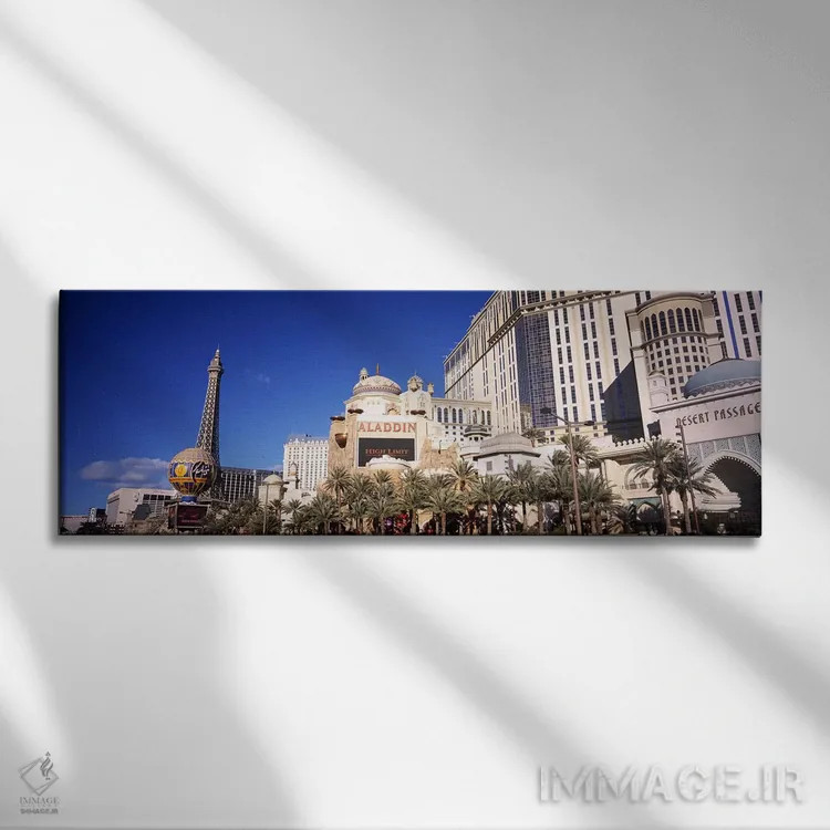 تابلو دکوراتیو Aladdin Resort And Casino, The Strip, Las Vegas, Nevada… اثر پانورامیک ایمجز - نمای روبهرو روی دیوار