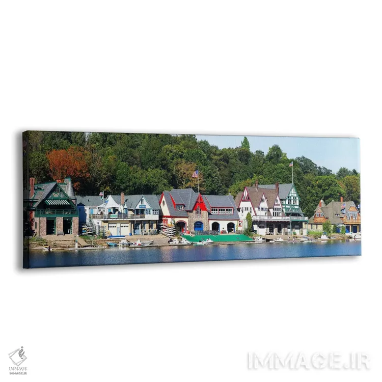 تابلو دکوراتیو Schuylkill River, Philadelphia, Pennsylvania, USA,خانه… اثر پانورامیک ایمجز - نمای پرسپکتیو محصول