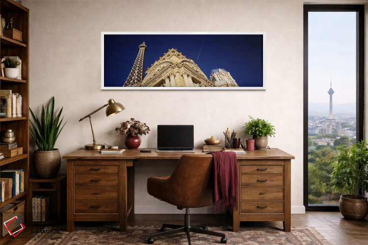 تابلو دکوراتیو Paris Hotel, Las Vegas, Nevada, USA,نمای پایین ساختمانی… اثر پانورامیک ایمجز - D1W