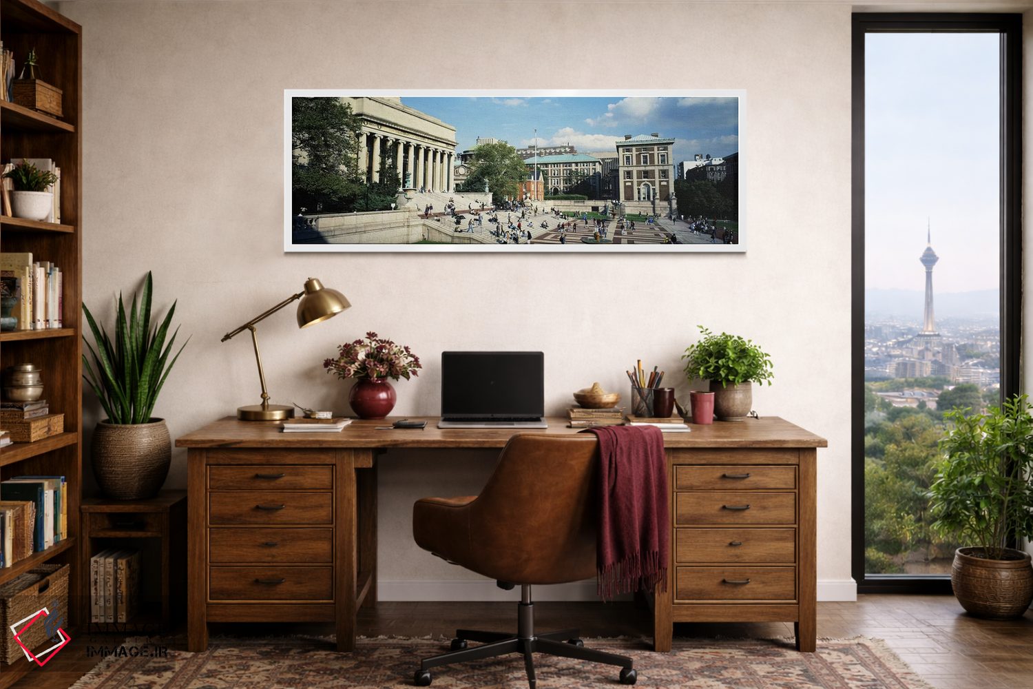 تابلو دکوراتیو Library Of Columbia University, New York City, New York… اثر پانورامیک ایمجز - D2W