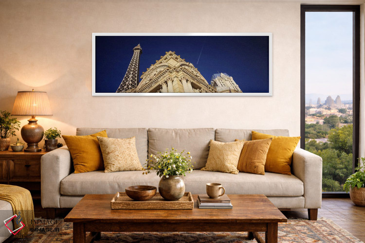 تابلو دکوراتیو Paris Hotel, Las Vegas, Nevada, USA,نمای پایین ساختمانی… اثر پانورامیک ایمجز - D5W