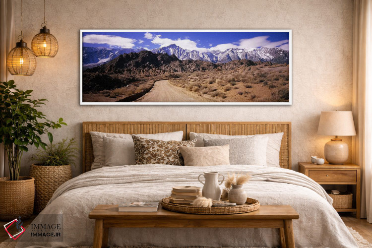 تابلو دکوراتیو Sierra Nevada, California, USA,جاده خاکی در دامنه کوه ن… اثر پانورامیک ایمجز - D4W