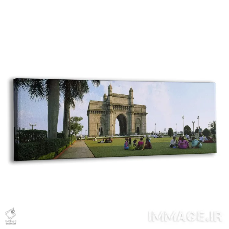 تابلو دکوراتیو Gateway Of India, Mumbai, Maharashtra, India,گردشگر در… اثر پانورامیک ایمجز - نمای پرسپکتیو محصول