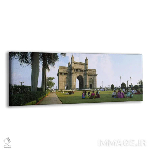 تابلو دکوراتیو Gateway Of India, Mumbai, Maharashtra, India,گردشگر در… اثر پانورامیک ایمجز - نمای پرسپکتیو محصول