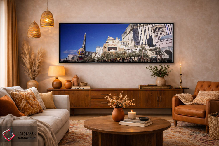 تابلو دکوراتیو Aladdin Resort And Casino, The Strip, Las Vegas, Nevada… اثر پانورامیک ایمجز - D6B