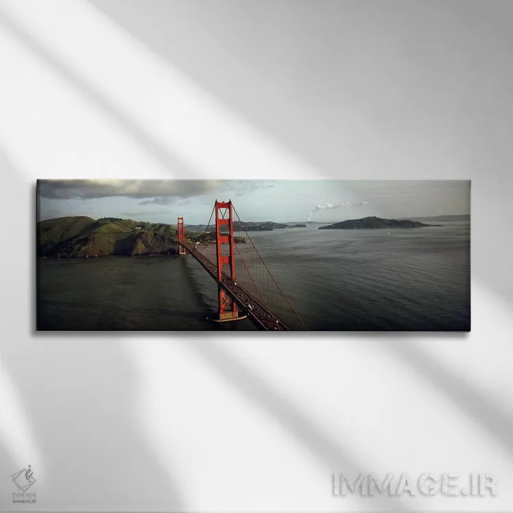 تابلو دکوراتیو Golden Gate Bridge, San Francisco, California, USA #2,پ… اثر پانورامیک ایمجز - نمای روبهرو روی دیوار