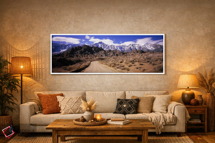 تابلو دکوراتیو Sierra Nevada, California, USA,جاده خاکی در دامنه کوه ن… اثر پانورامیک ایمجز - D5W