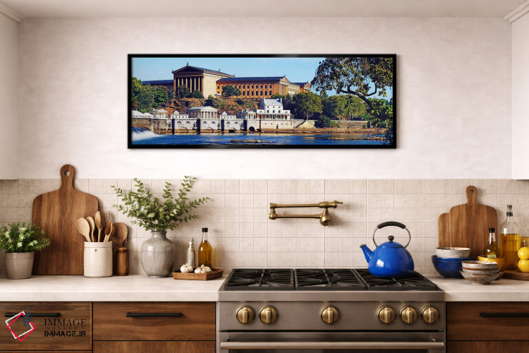 تابلو دکوراتیو Philadelphia Museum Of Art, Schuylkill River, Philadelp… اثر پانورامیک ایمجز - D1B