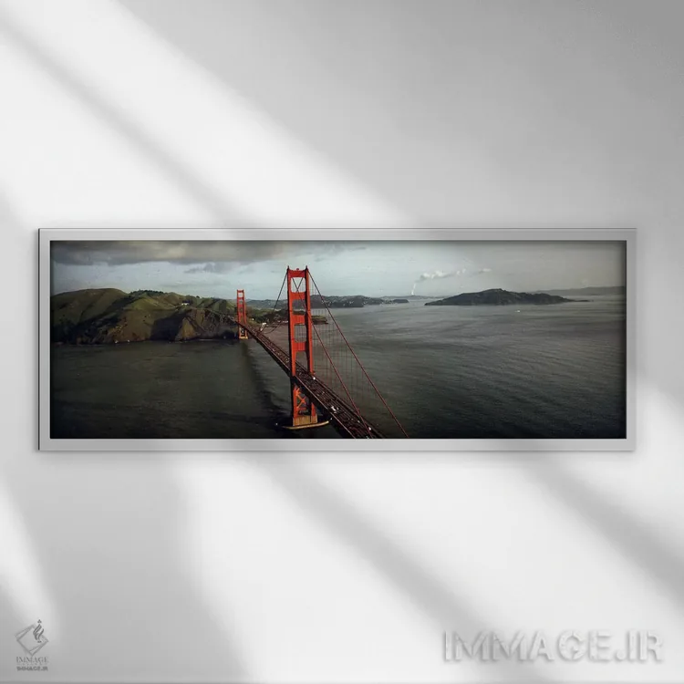تابلو دکوراتیو Golden Gate Bridge, San Francisco, California, USA #2,پ… اثر پانورامیک ایمجز - نمای قابدار سفید