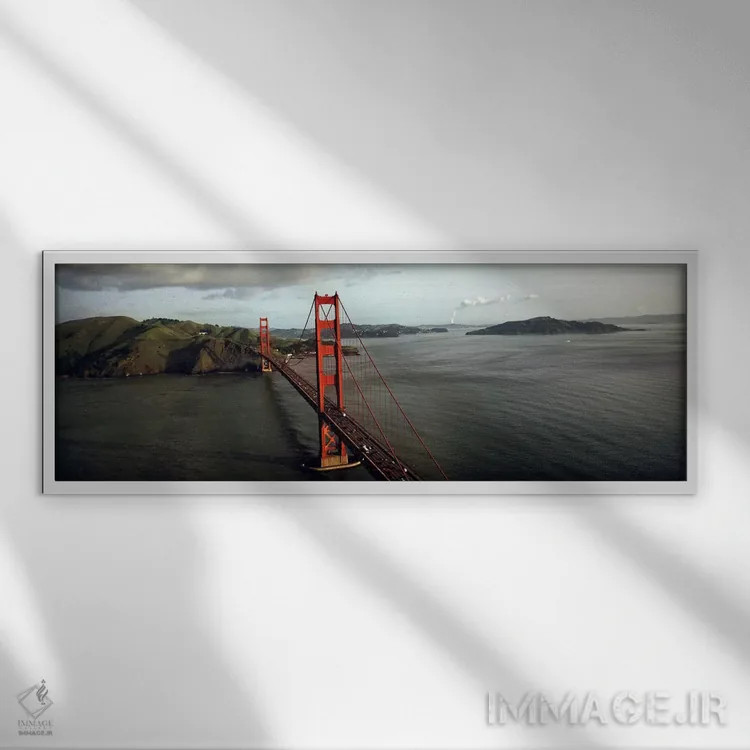 تابلو دکوراتیو Golden Gate Bridge, San Francisco, California, USA #2,پ… اثر پانورامیک ایمجز - نمای قابدار سفید