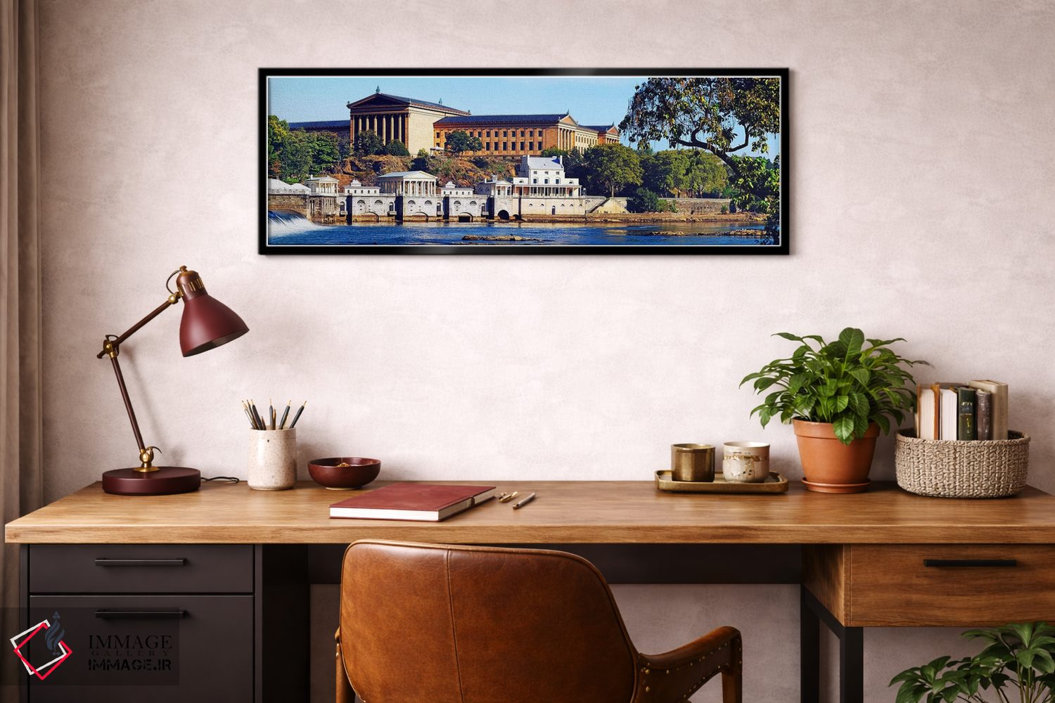 تابلو دکوراتیو Philadelphia Museum Of Art, Schuylkill River, Philadelp… اثر پانورامیک ایمجز - D3B