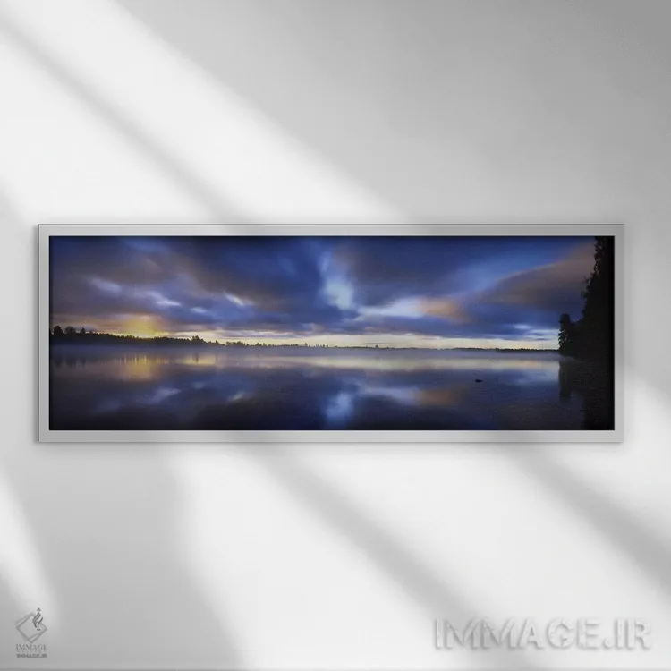 تابلو دکوراتیو Imatra, South Karelia, Finland,رود ووکسی، ایماترا، کارل… اثر پانورامیک ایمجز - نمای قابدار سفید