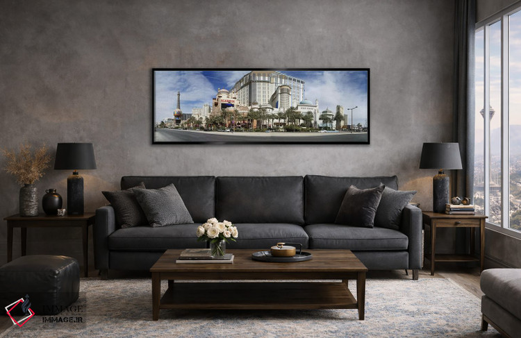 تابلو دکوراتیو Digital Composite of the Las Vegas Strip, Las Vegas, Ne… اثر پانورامیک ایمجز - D6B