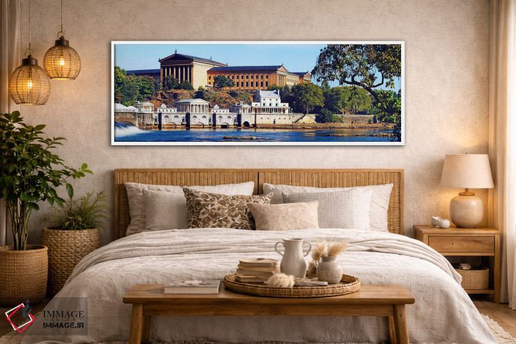 تابلو دکوراتیو Philadelphia Museum Of Art, Schuylkill River, Philadelp… اثر پانورامیک ایمجز - D5W