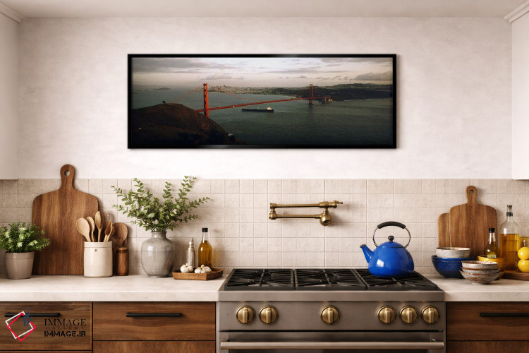 تابلو دکوراتیو Golden Gate Bridge, San Francisco, California, USA,عبور… اثر پانورامیک ایمجز - D3B