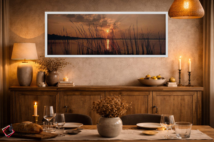 تابلو دکوراتیو Lake Travis, Austin, Texas,غروب آفتاب بر فراز دریاچه، د… اثر پانورامیک ایمجز - D1W