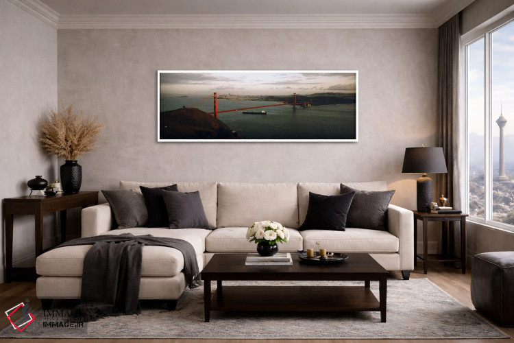 تابلو دکوراتیو Golden Gate Bridge, San Francisco, California, USA,عبور… اثر پانورامیک ایمجز - D5W
