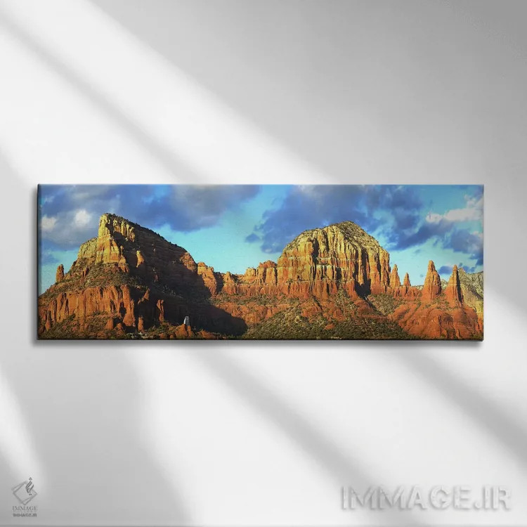 تابلو دکوراتیو Chapel Of The Holy Cross, Sedona, Arizona, USA,کلیسای ک… اثر پانورامیک ایمجز - نمای روبهرو روی دیوار