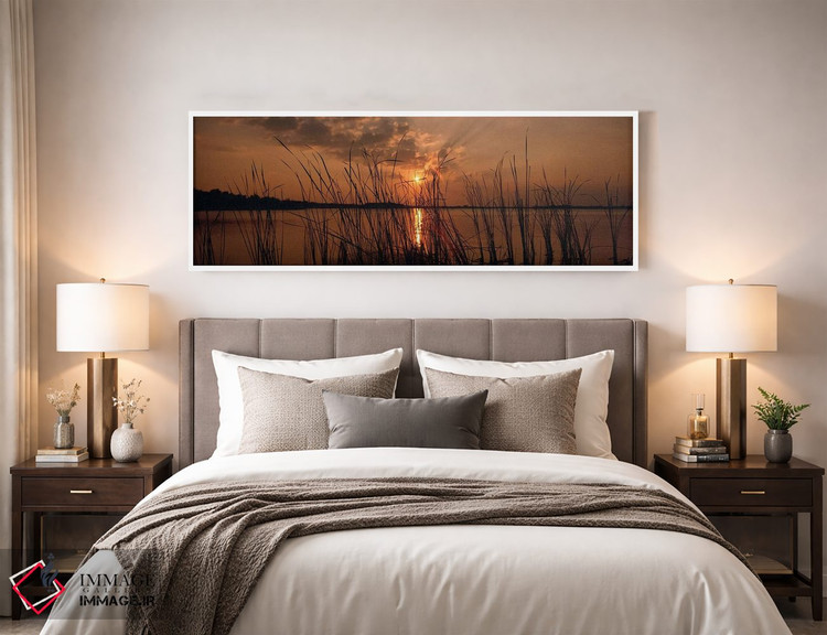 تابلو دکوراتیو Lake Travis, Austin, Texas,غروب آفتاب بر فراز دریاچه، د… اثر پانورامیک ایمجز - D3W