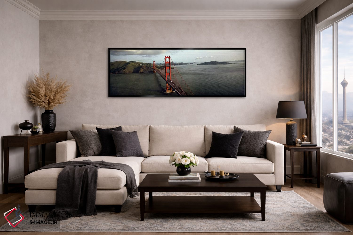 تابلو دکوراتیو Golden Gate Bridge, San Francisco, California, USA #2,پ… اثر پانورامیک ایمجز - D5B