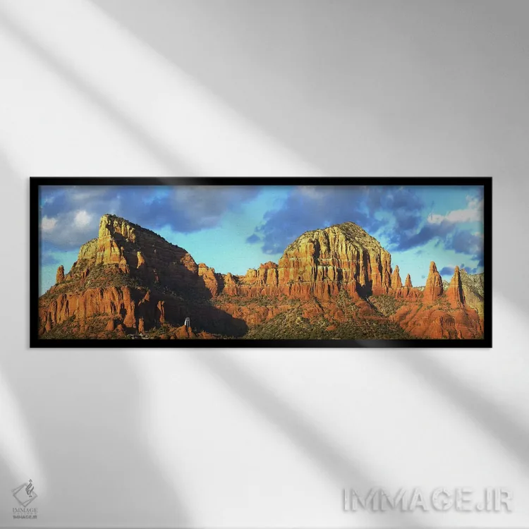 تابلو دکوراتیو Chapel Of The Holy Cross, Sedona, Arizona, USA,کلیسای ک… اثر پانورامیک ایمجز - نمای قابدار مشکی