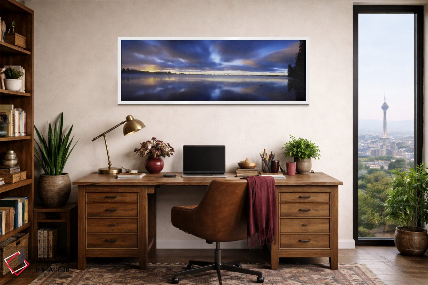 تابلو دکوراتیو Imatra, South Karelia, Finland,رود ووکسی، ایماترا، کارل… اثر پانورامیک ایمجز - D1W