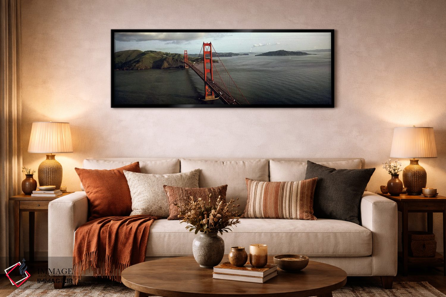 تابلو دکوراتیو Golden Gate Bridge, San Francisco, California, USA #2,پ… اثر پانورامیک ایمجز - D6B