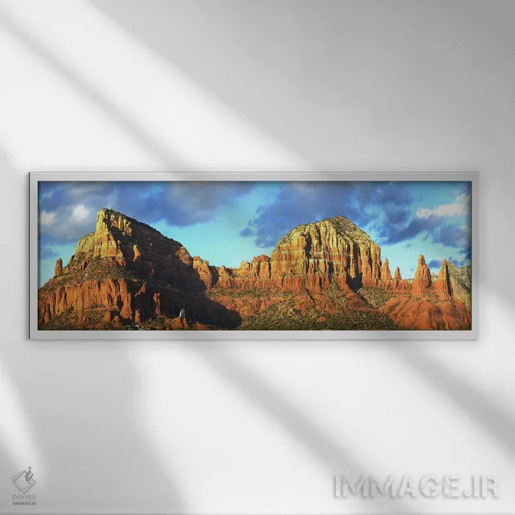 تابلو دکوراتیو Chapel Of The Holy Cross, Sedona, Arizona, USA,کلیسای ک… اثر پانورامیک ایمجز - نمای قابدار سفید