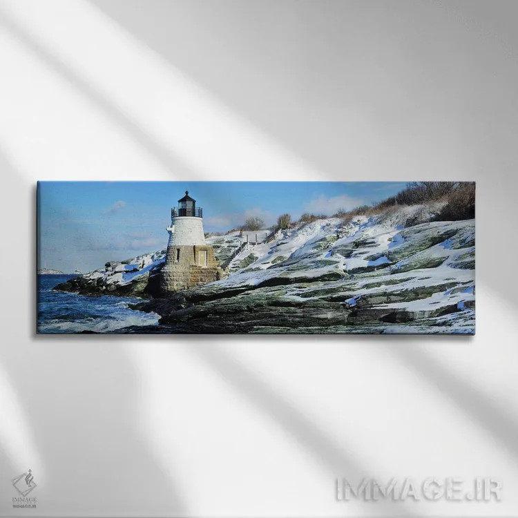 تابلو دکوراتیو Narraganset Bay, Newport, Rhode Island, USA,فانوس دریای… اثر پانورامیک ایمجز - نمای روبهرو روی دیوار
