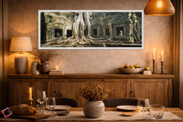 تابلو دکوراتیو Angkor Wat, Cambodia,ویرانه های قدیمی معبد، انگکور وات… اثر پانورامیک ایمجز - D1W