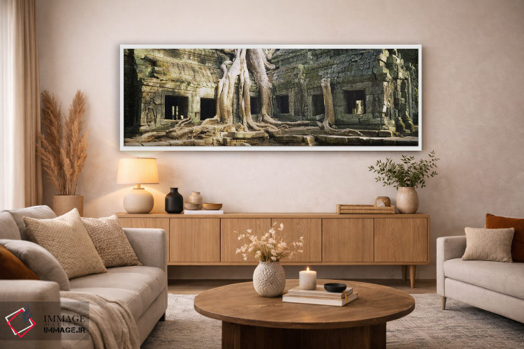 تابلو دکوراتیو Angkor Wat, Cambodia,ویرانه های قدیمی معبد، انگکور وات… اثر پانورامیک ایمجز - D3W