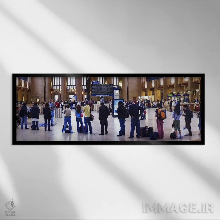 تابلو دکوراتیو 30th Street Station, Schuylkill River, Philadelphia, Pe… اثر پانورامیک ایمجز - نمای قابدار مشکی