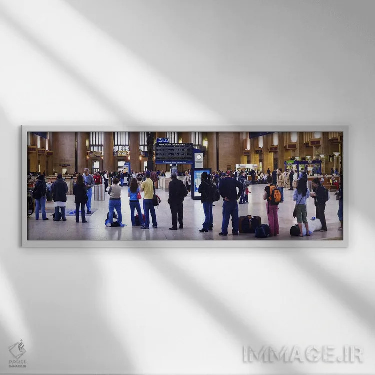 تابلو دکوراتیو 30th Street Station, Schuylkill River, Philadelphia, Pe… اثر پانورامیک ایمجز - نمای قابدار سفید