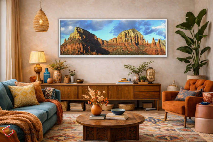 تابلو دکوراتیو Chapel Of The Holy Cross, Sedona, Arizona, USA,کلیسای ک… اثر پانورامیک ایمجز - D1W
