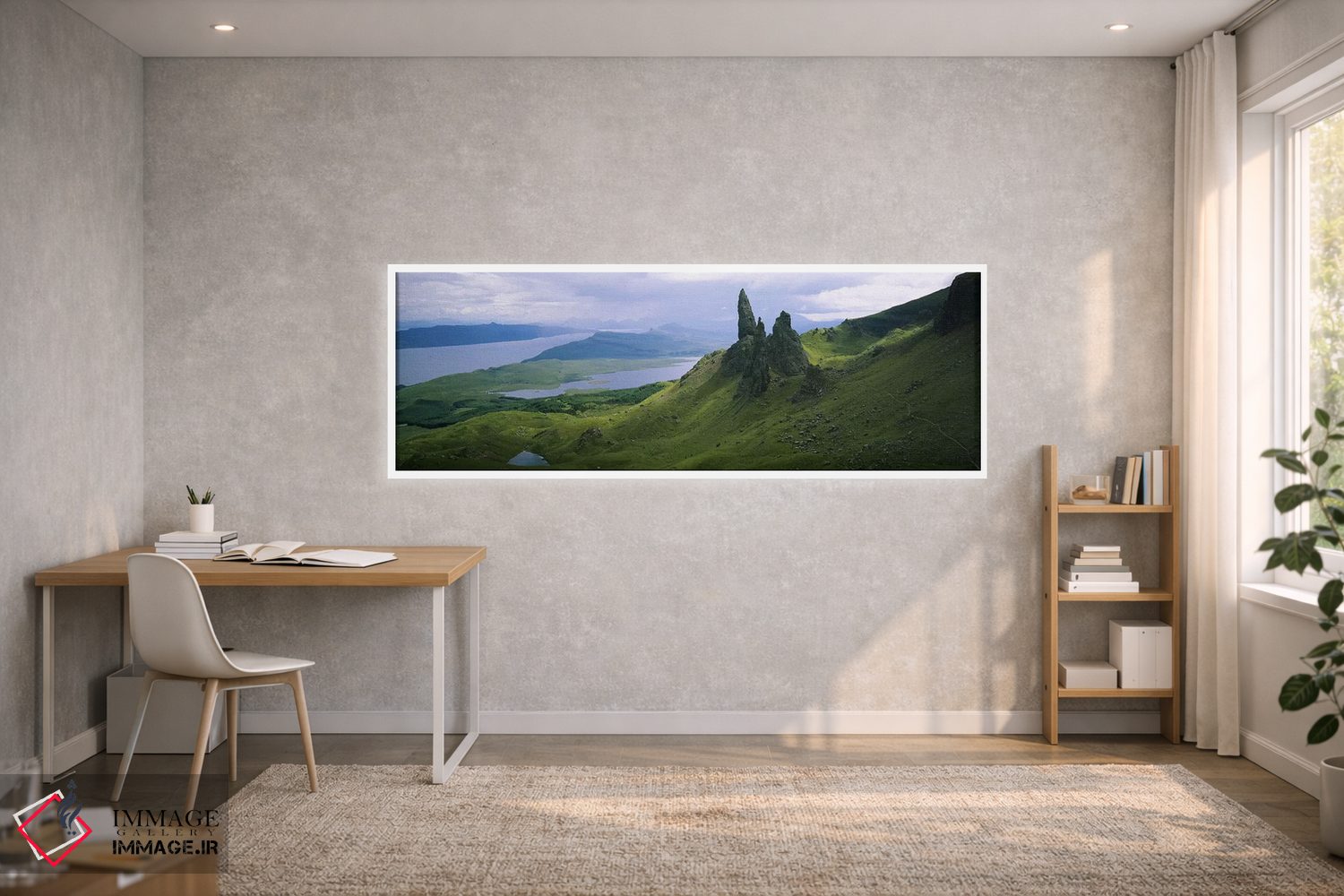 تابلو دکوراتیو Isle Of Skye, Inner Hebrides, Scotland,کوه استور با نما… اثر پانورامیک ایمجز - D1W