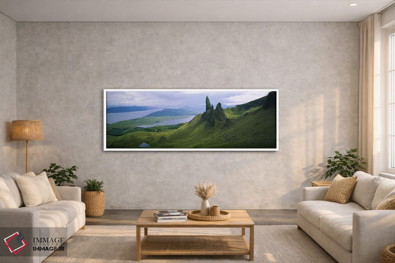 تابلو دکوراتیو Isle Of Skye, Inner Hebrides, Scotland,کوه استور با نما… اثر پانورامیک ایمجز - D2W