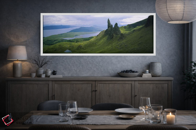 تابلو دکوراتیو Isle Of Skye, Inner Hebrides, Scotland,کوه استور با نما… اثر پانورامیک ایمجز - D3W