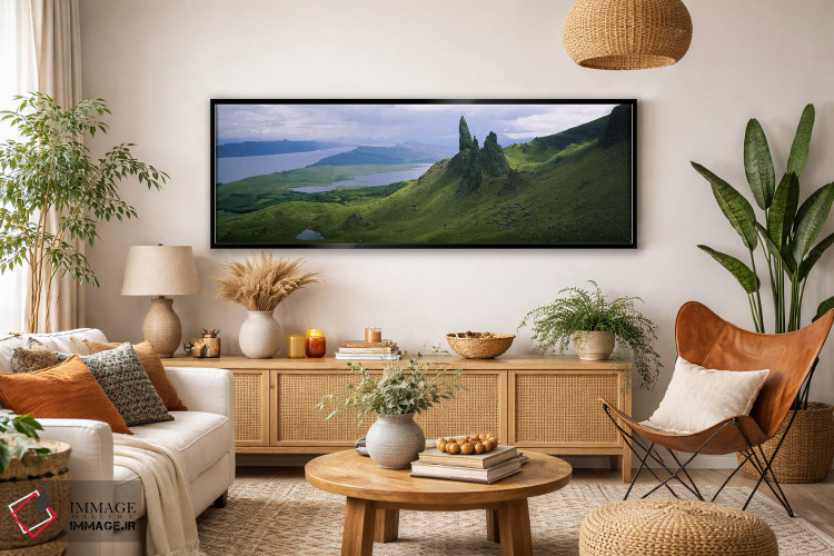 تابلو دکوراتیو Isle Of Skye, Inner Hebrides, Scotland,کوه استور با نما… اثر پانورامیک ایمجز - D4B