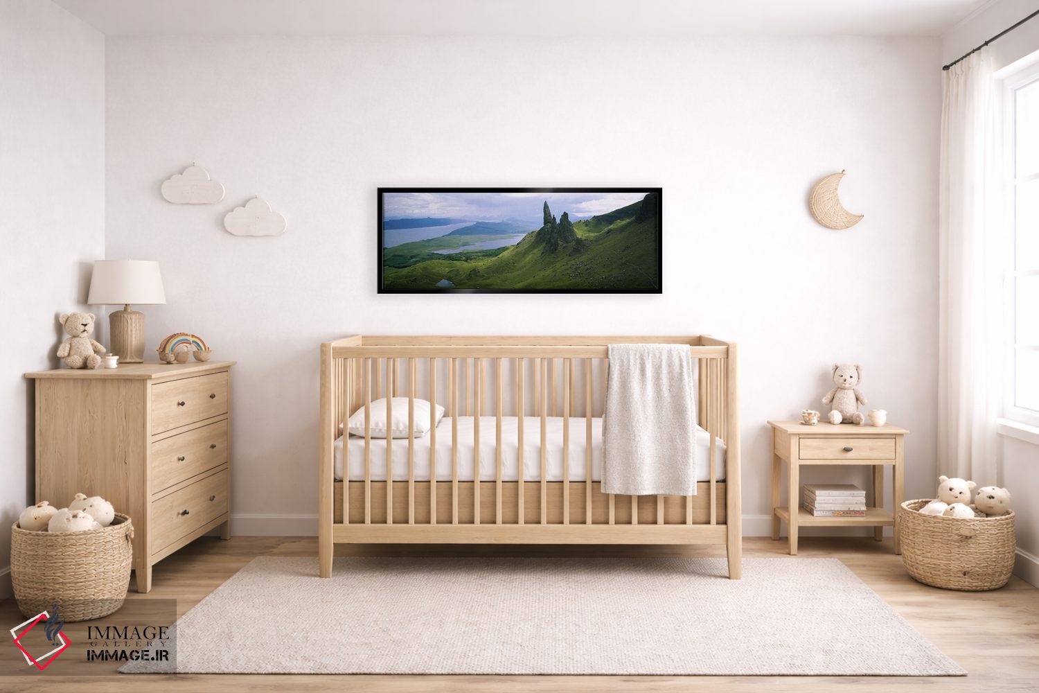 تابلو دکوراتیو Isle Of Skye, Inner Hebrides, Scotland,کوه استور با نما… اثر پانورامیک ایمجز - D5B