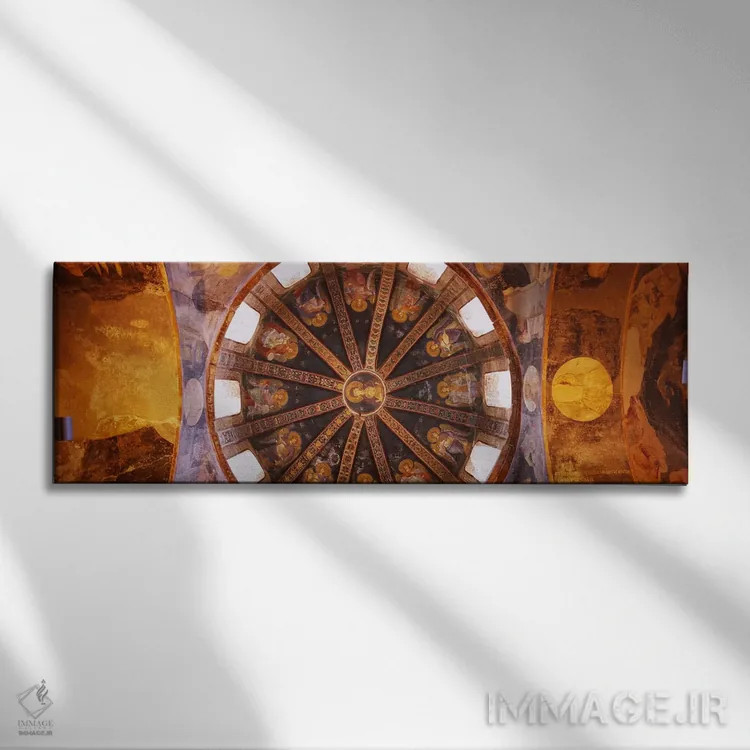 تابلو دکوراتیو Holy Savior in Chora Church, Istanbul, Turkey,فرسکوها د… اثر پانورامیک ایمجز - نمای روبهرو روی دیوار