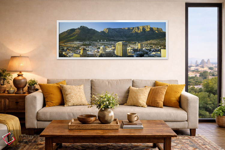تابلو دکوراتیو Western Cape, South Africa,کوه تیبل با نمای بالا از کیپ… اثر پانورامیک ایمجز - D4W