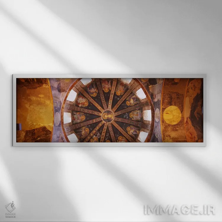 تابلو دکوراتیو Holy Savior in Chora Church, Istanbul, Turkey,فرسکوها د… اثر پانورامیک ایمجز - نمای قابدار سفید