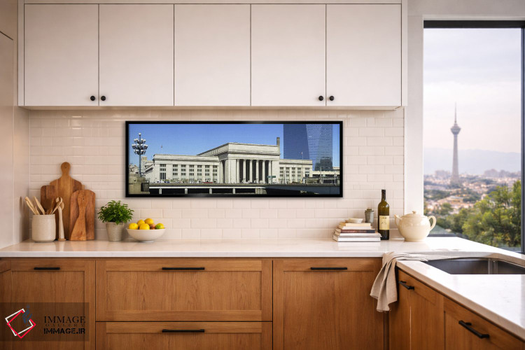 تابلو دکوراتیو 30th Street Station, Schuylkill River, Philadelphia, Pe… اثر پانورامیک ایمجز - D5B