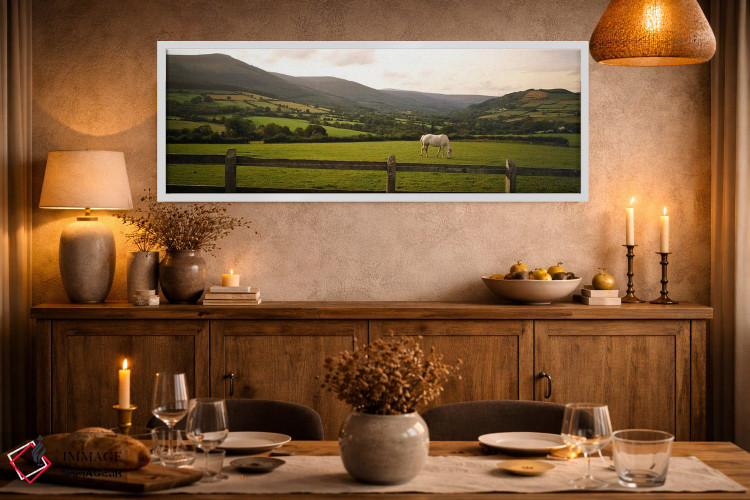 تابلو دکوراتیو Enniskerry, County Wicklow, Leinster Province, Republic… اثر پانورامیک ایمجز - D2W