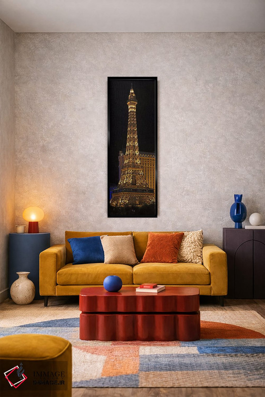 تابلو دکوراتیو Paris Las Vegas, Las Vegas, Nevada, USA,ماکت برج ایفل ن… اثر پانورامیک ایمجز - D2B